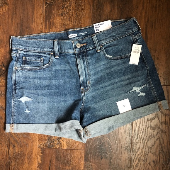 Old Navy Pants - Old Navy Sz.10 Regular NWT Boyfriend Jean Shorts